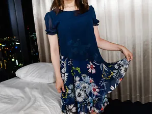 Asian mature Ayano Nishi shows her mesmerizing boobs and toys her twat