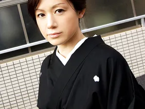 Petite Japanese MILF has her hairy pussy fucked hard by three young cocks