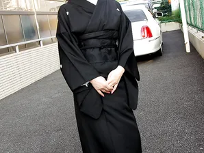 Petite Japanese MILF has her hairy pussy fucked hard by three young cocks