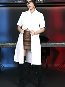 Sexy Asian pornstar Emiri Momota flaunts her perfect big tits and rides a knob